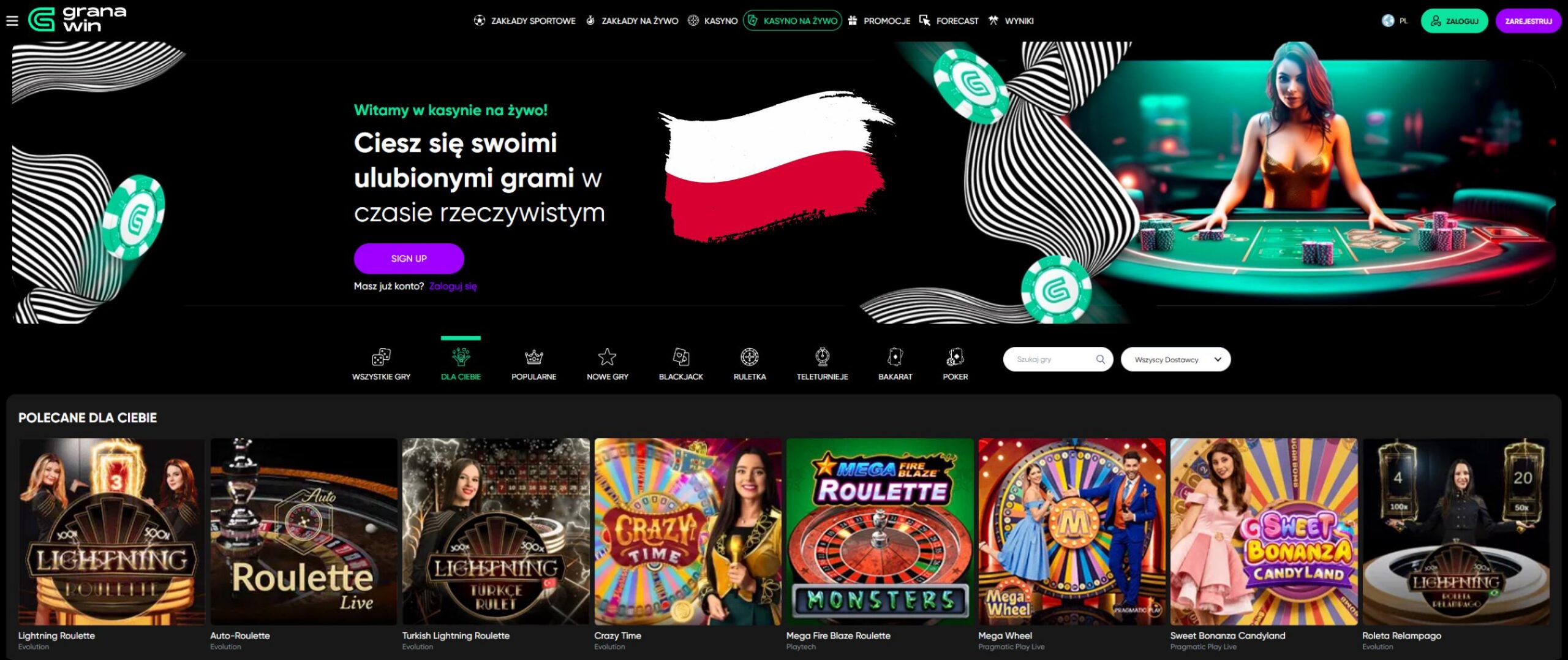 Granawin Dealerzy Na Żywo